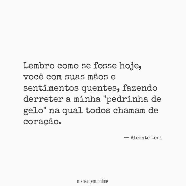 Lembro como se fosse hoje