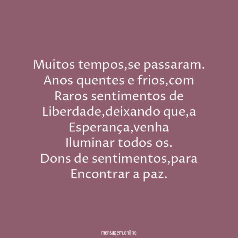 Muitos tempos