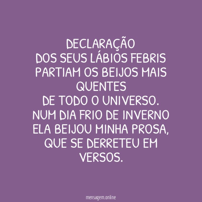 DECLARAÇÃO