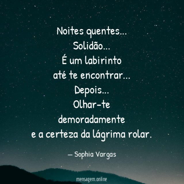 Noites quentes