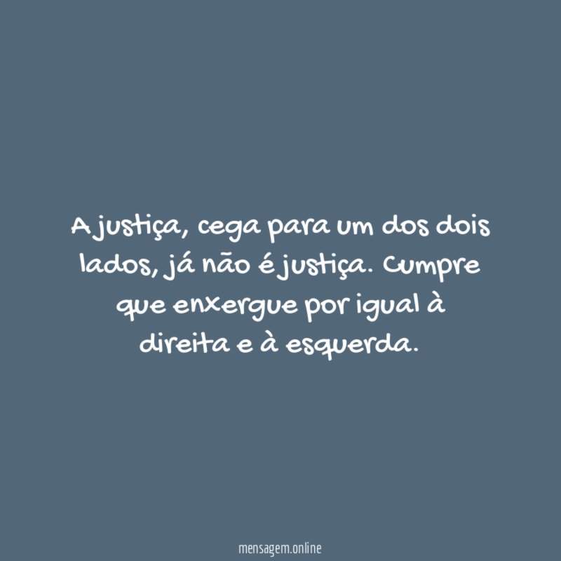 A justiça