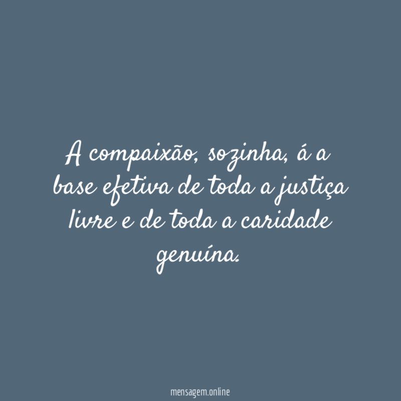 A compaixão