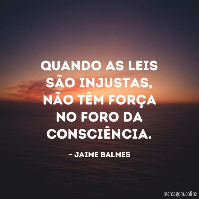 Quando as leis são injustas