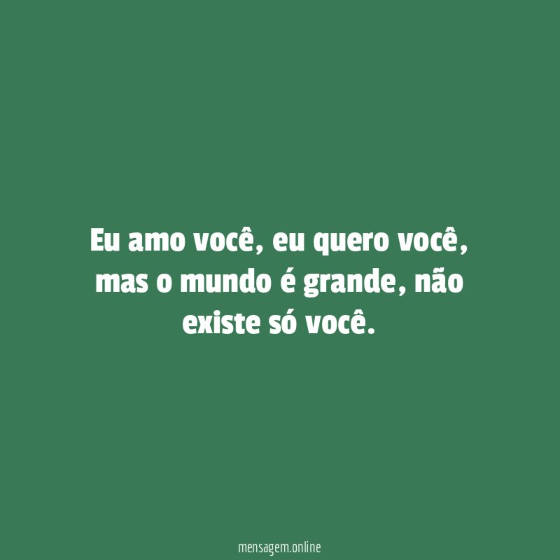 Eu amo você