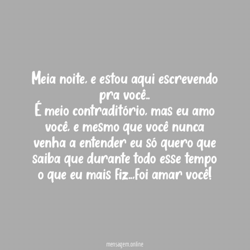 Meia noite