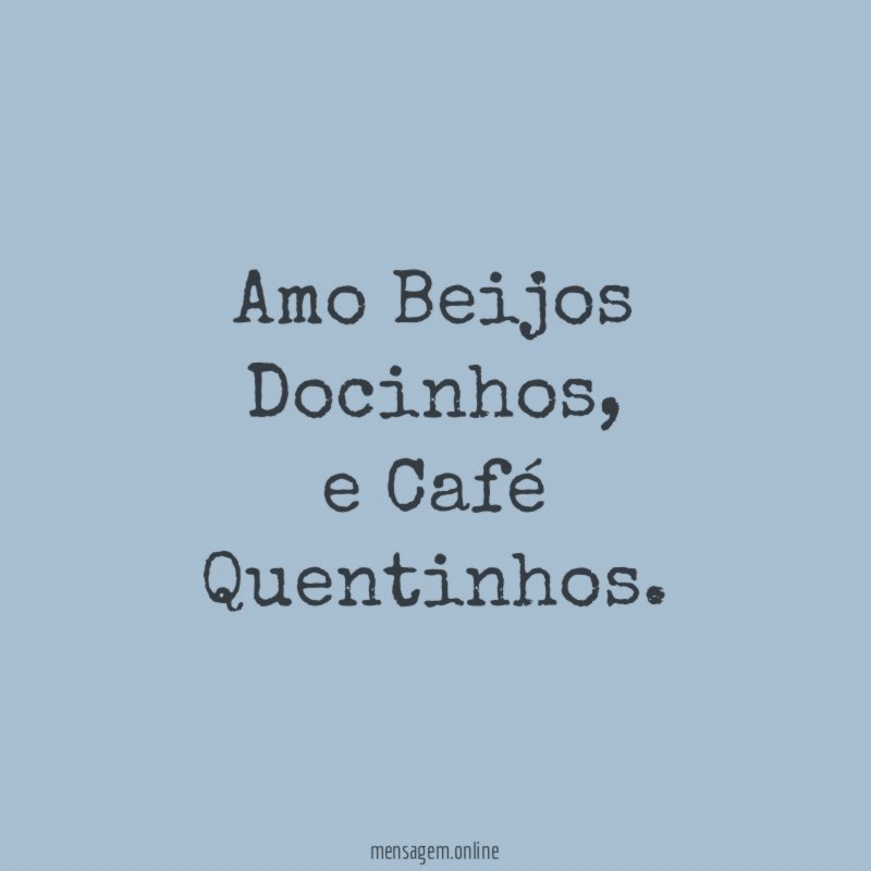 Amo Beijos Docinhos