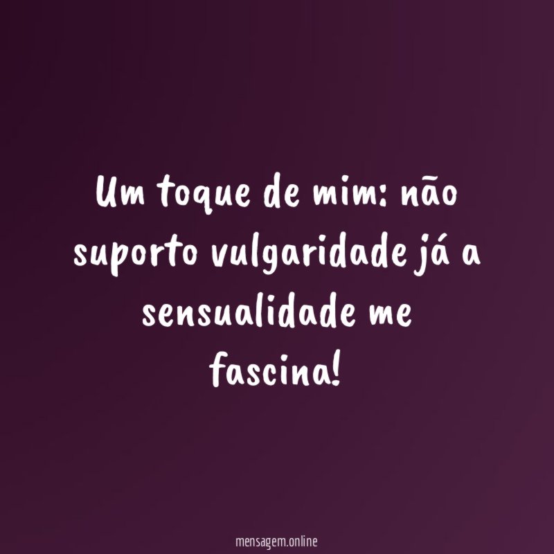 Um toque de mim