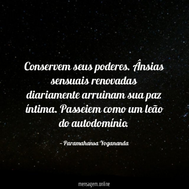 Conservem seus poderes