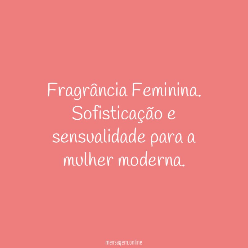 Fragrância Feminina