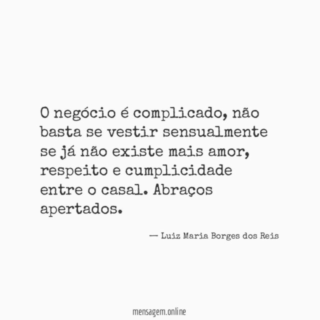 O negócio é complicado