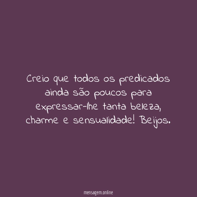 Creio que todos os predicados ainda são poucos