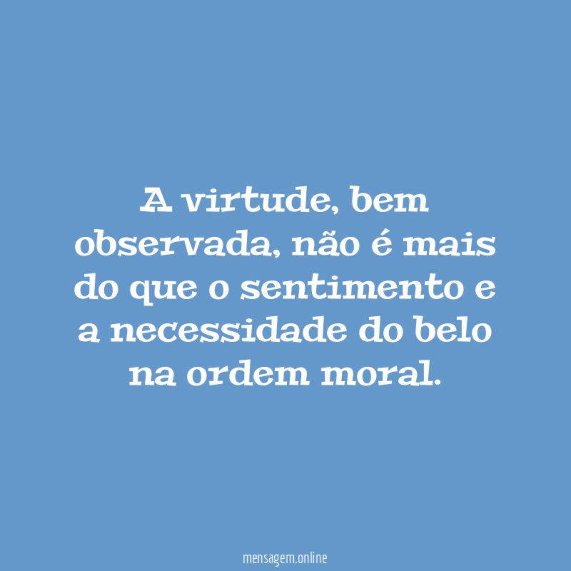A virtude