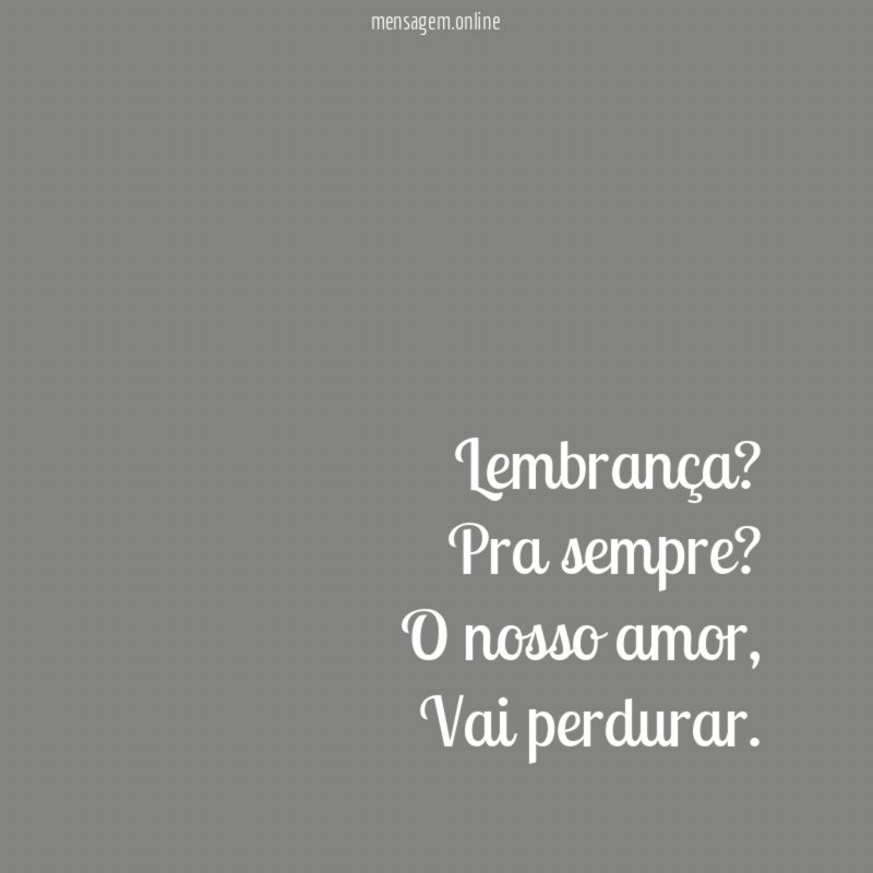 Lembrança?