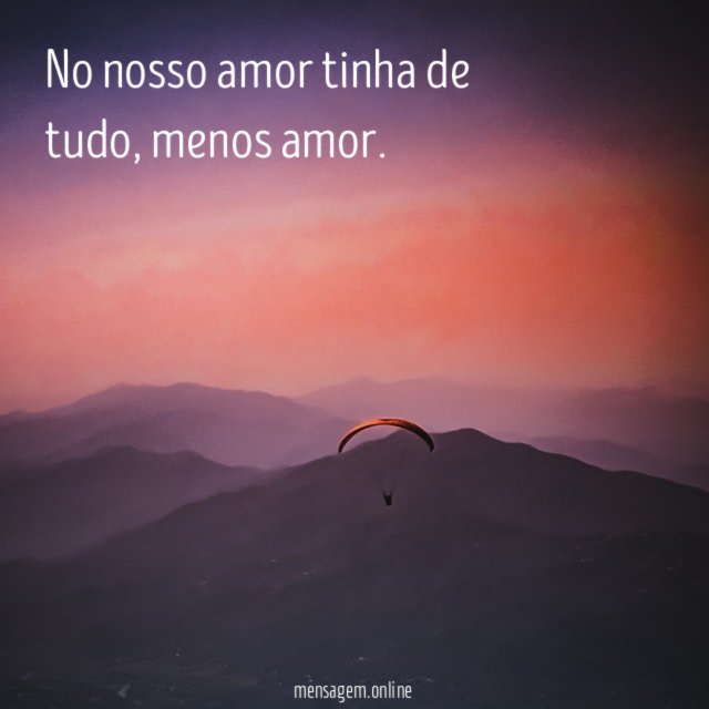 No nosso amor tinha de tudo