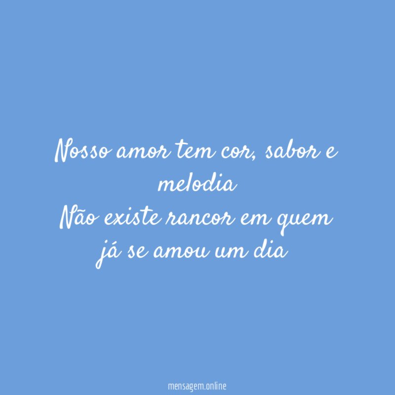 Nosso amor tem cor