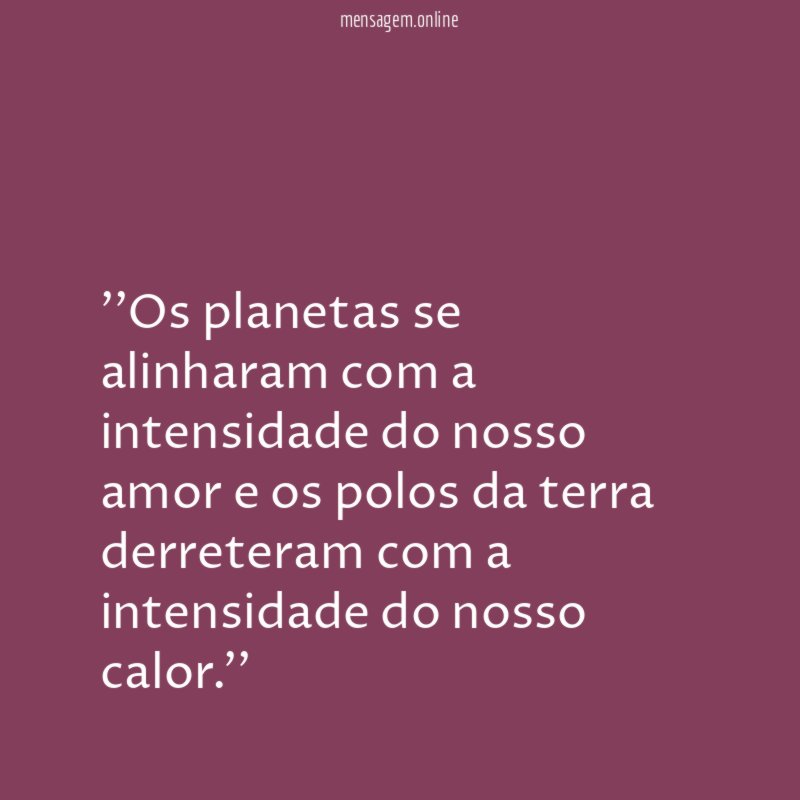 'Os planetas se alinharam com a intensidade do