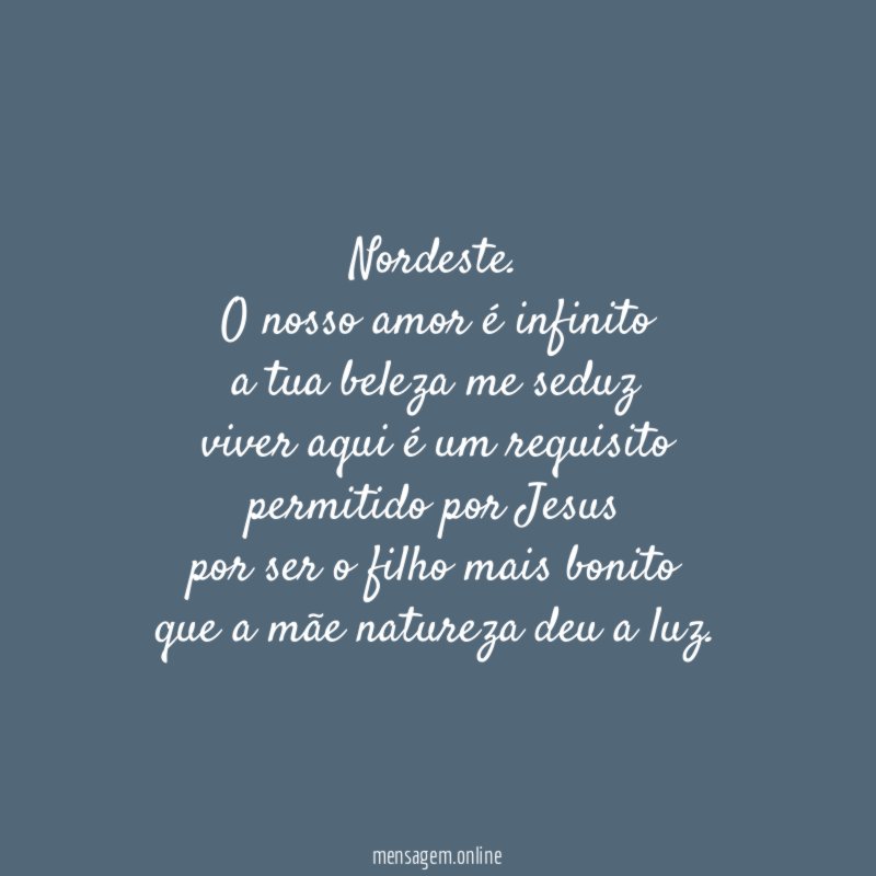Nordeste.
