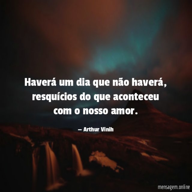Haverá um dia que não haverá