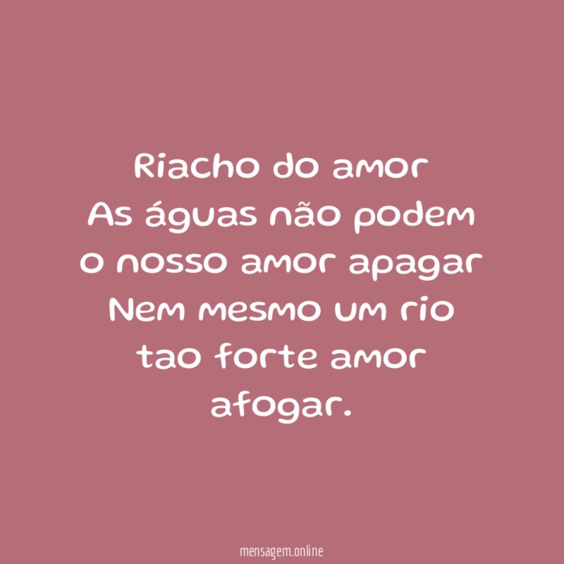 Riacho do amor