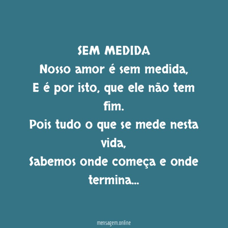 SEM MEDIDA