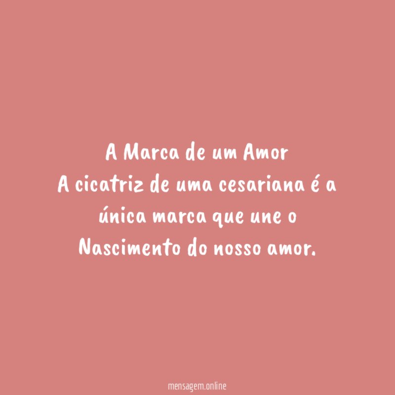 A Marca de um Amor