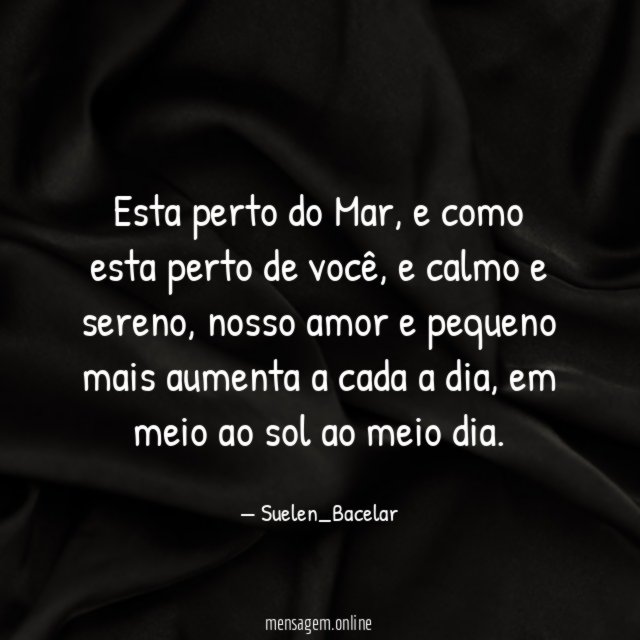 Esta perto do Mar