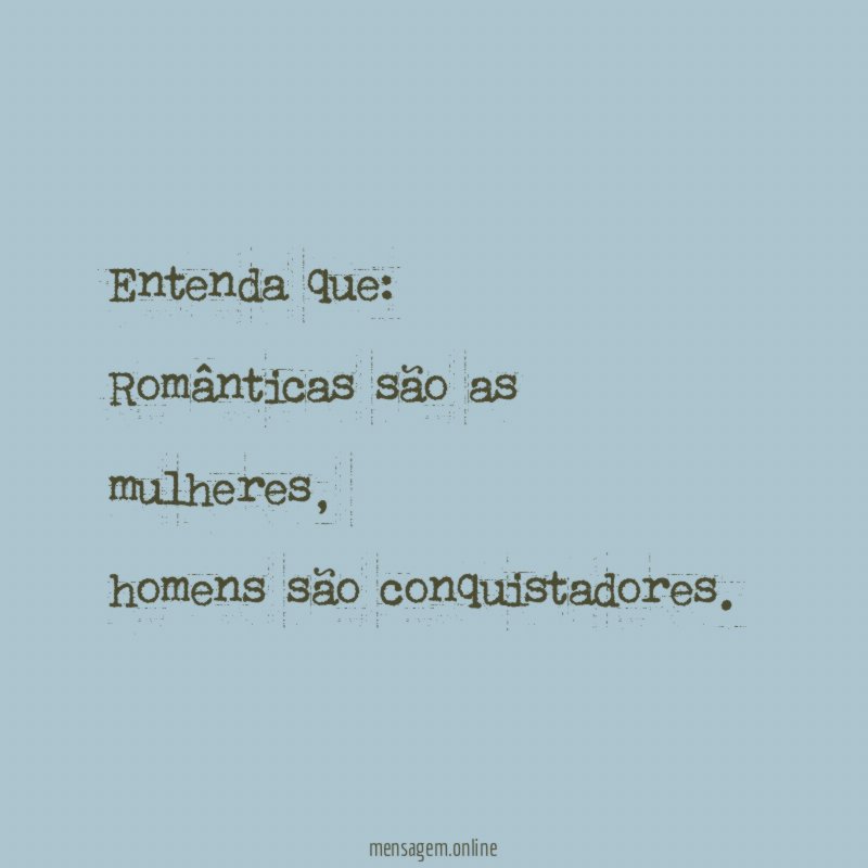 Entenda que