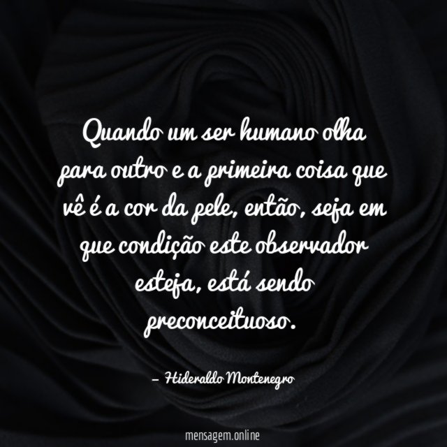 Quando um ser humano olha para outro e