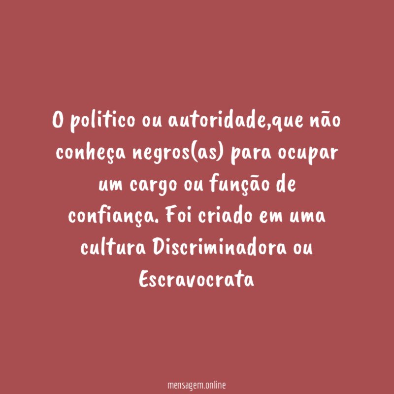 O politico ou autoridade