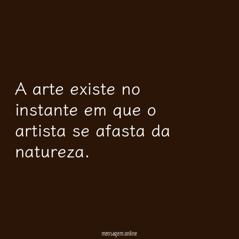 A arte existe no instante em que