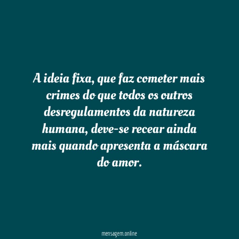 A ideia fixa