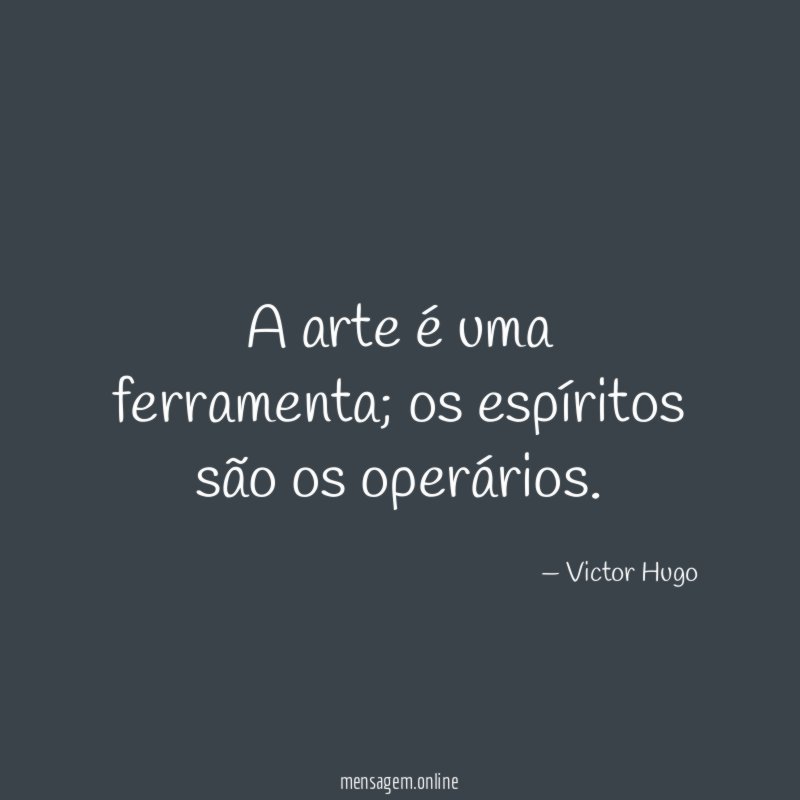 A arte é uma ferramenta