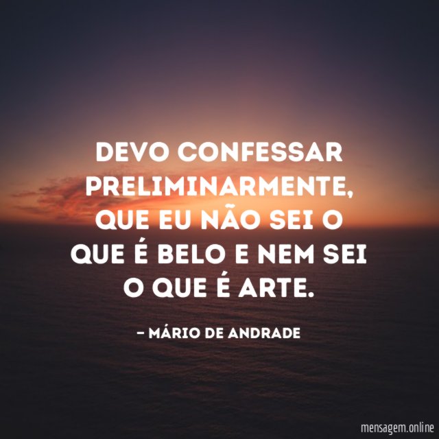 Devo confessar preliminarmente