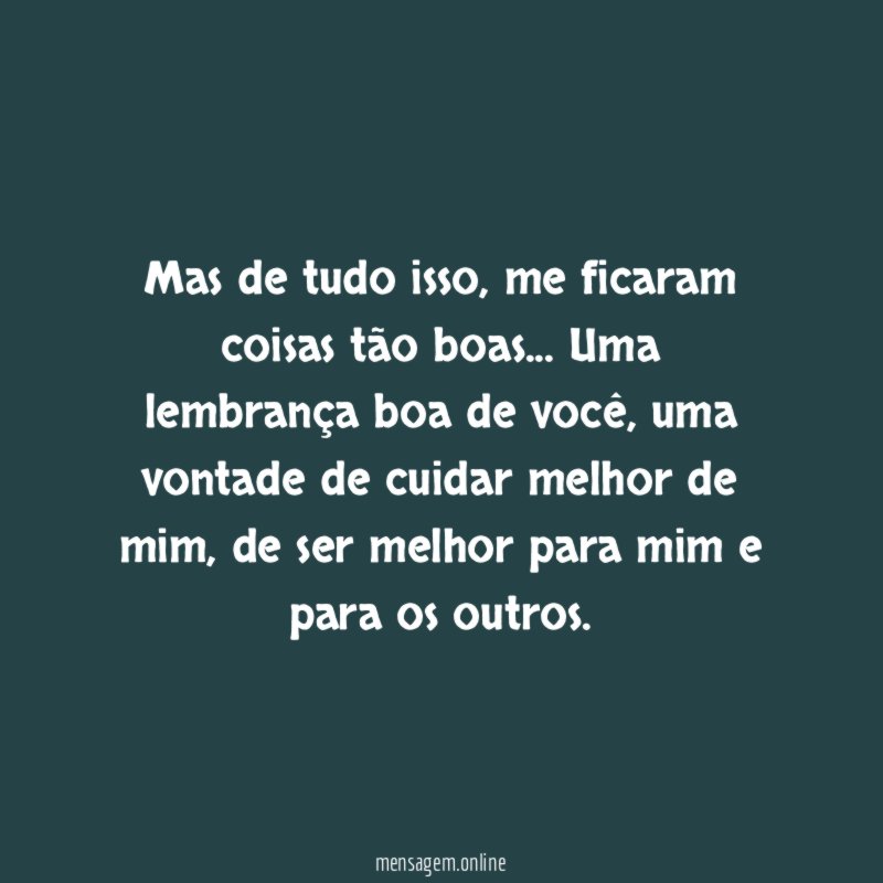 Mas de tudo isso