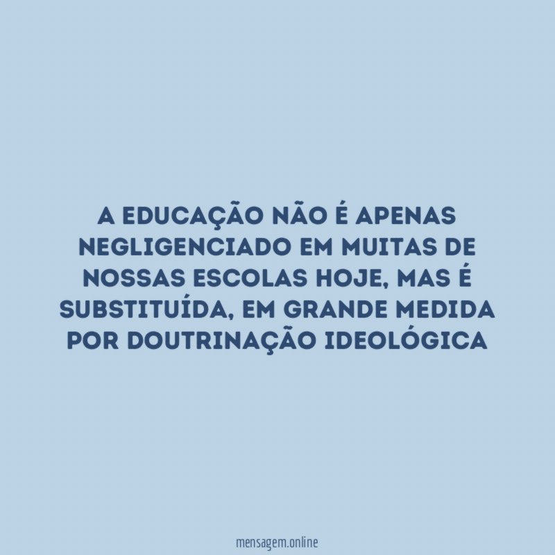 A educação não é apenas negligenciado em muitas