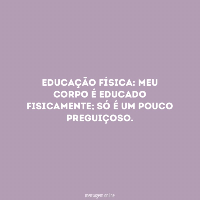 Educação Física