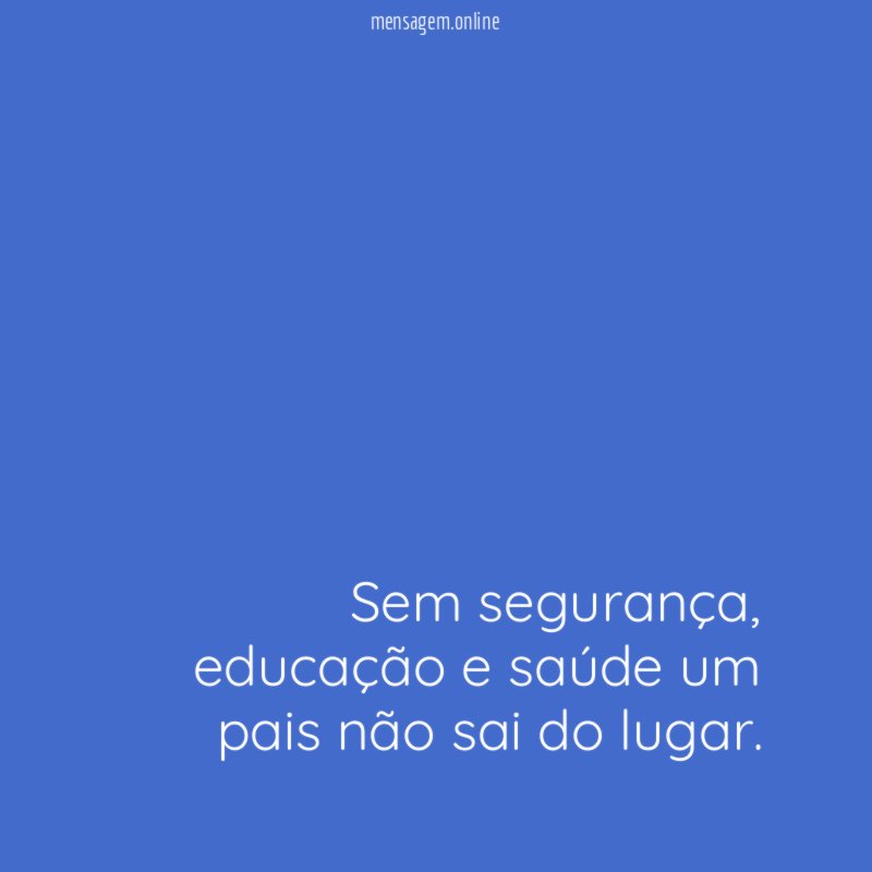 Sem segurança
