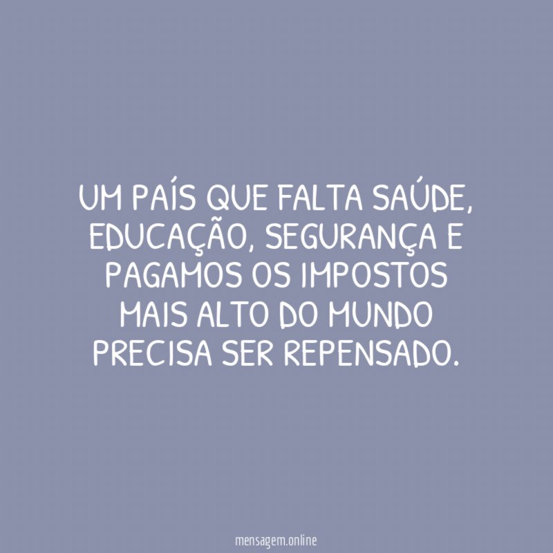 um país que falta saúde