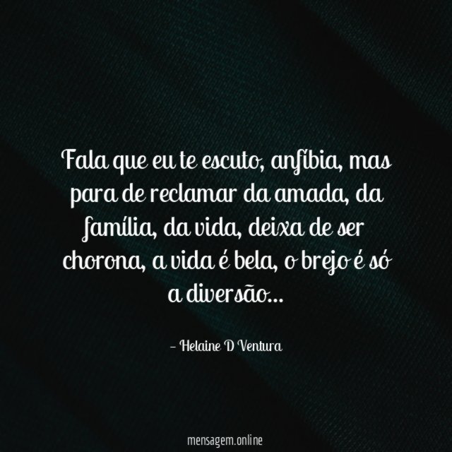 Fala que eu te escuto