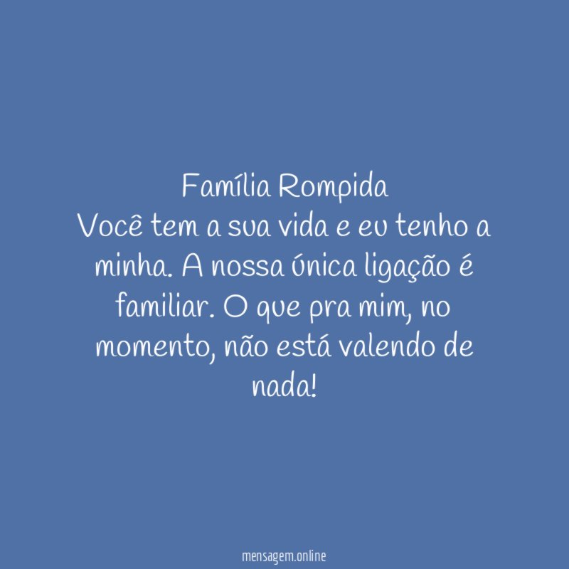 Família Rompida