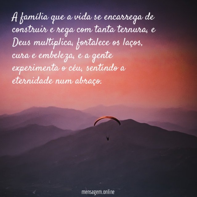 A família que a vida se encarrega de