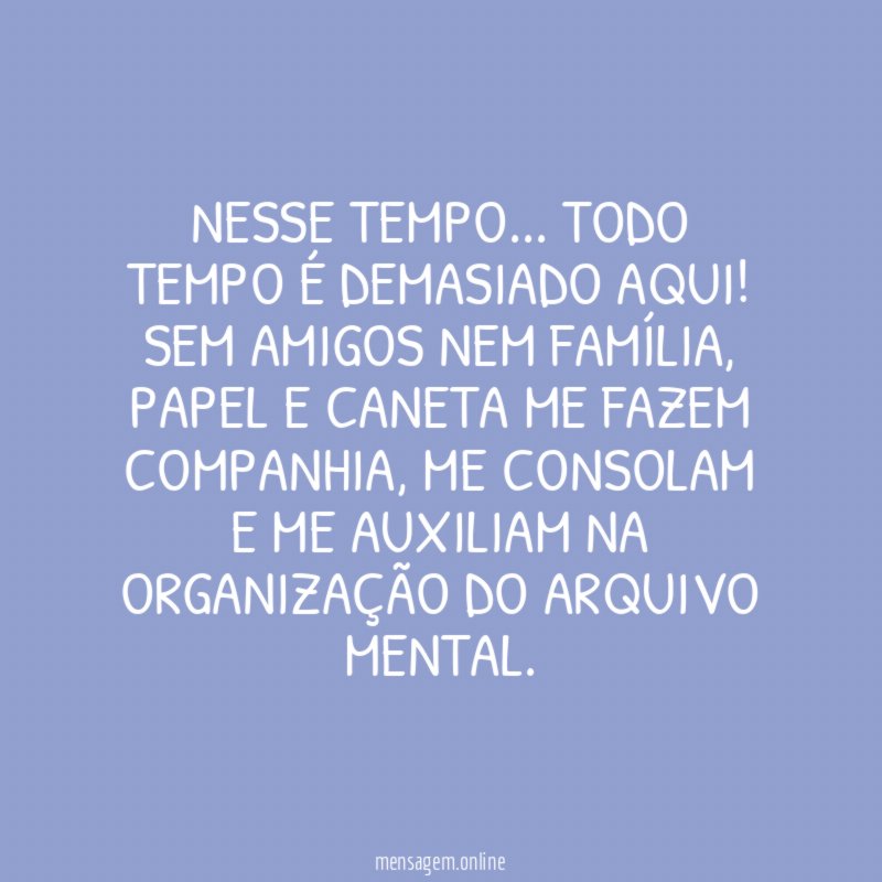 Nesse tempo