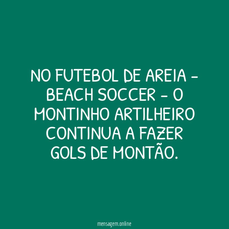 No futebol de areia - beach soccer -