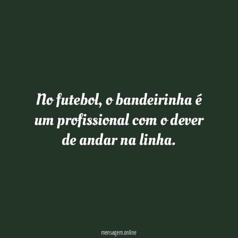 No futebol