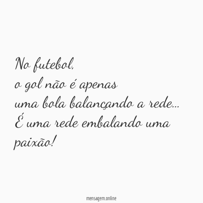 No futebol