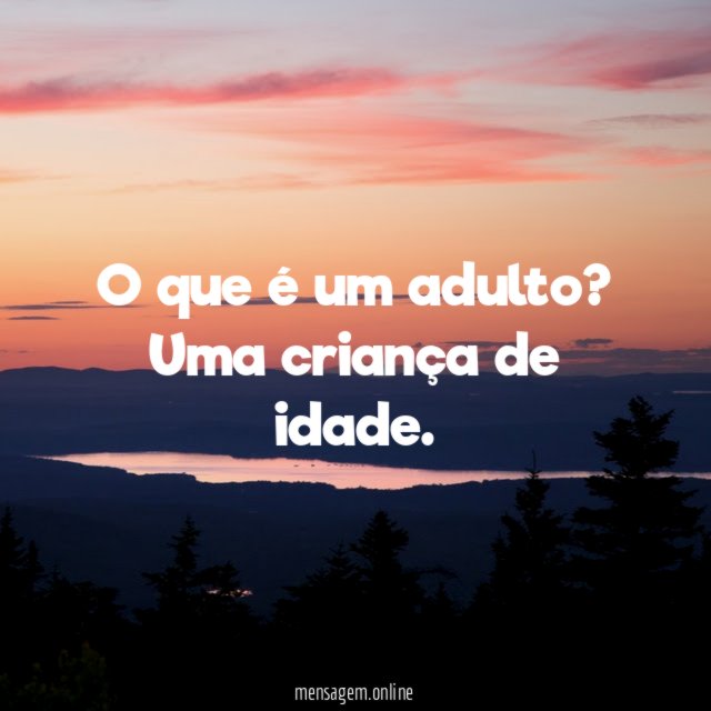O que é um adulto