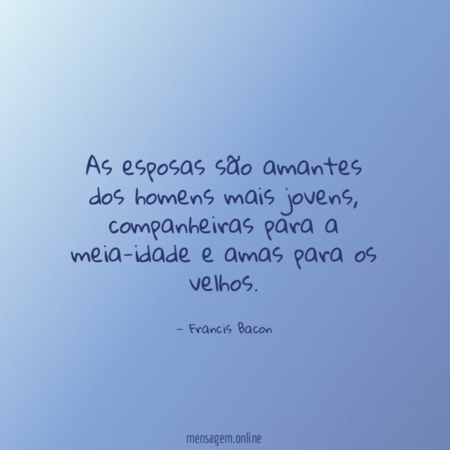 As esposas são amantes dos homens mais jovens