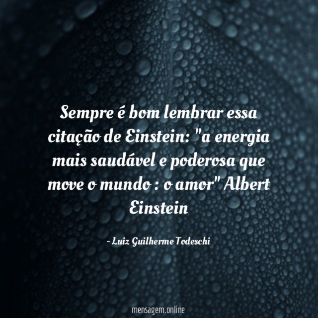 Sempre é bom lembrar essa citação de Einstein