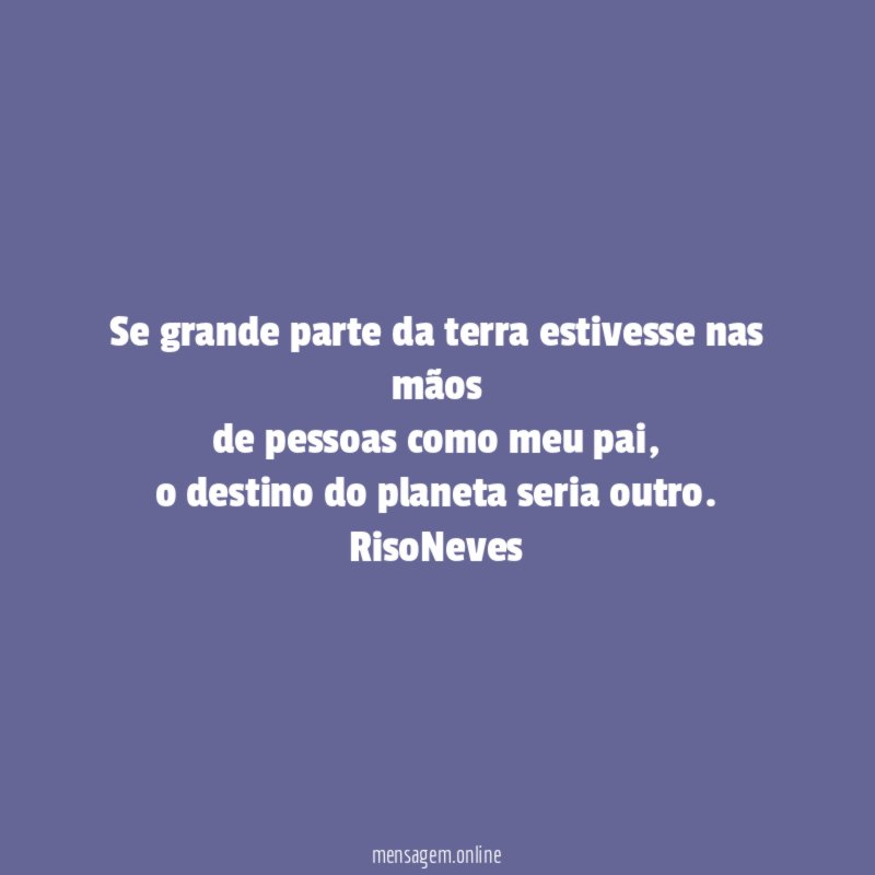 Se grande parte da terra estivesse nas mãos de