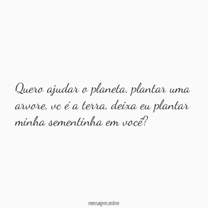 Quero ajudar o planeta